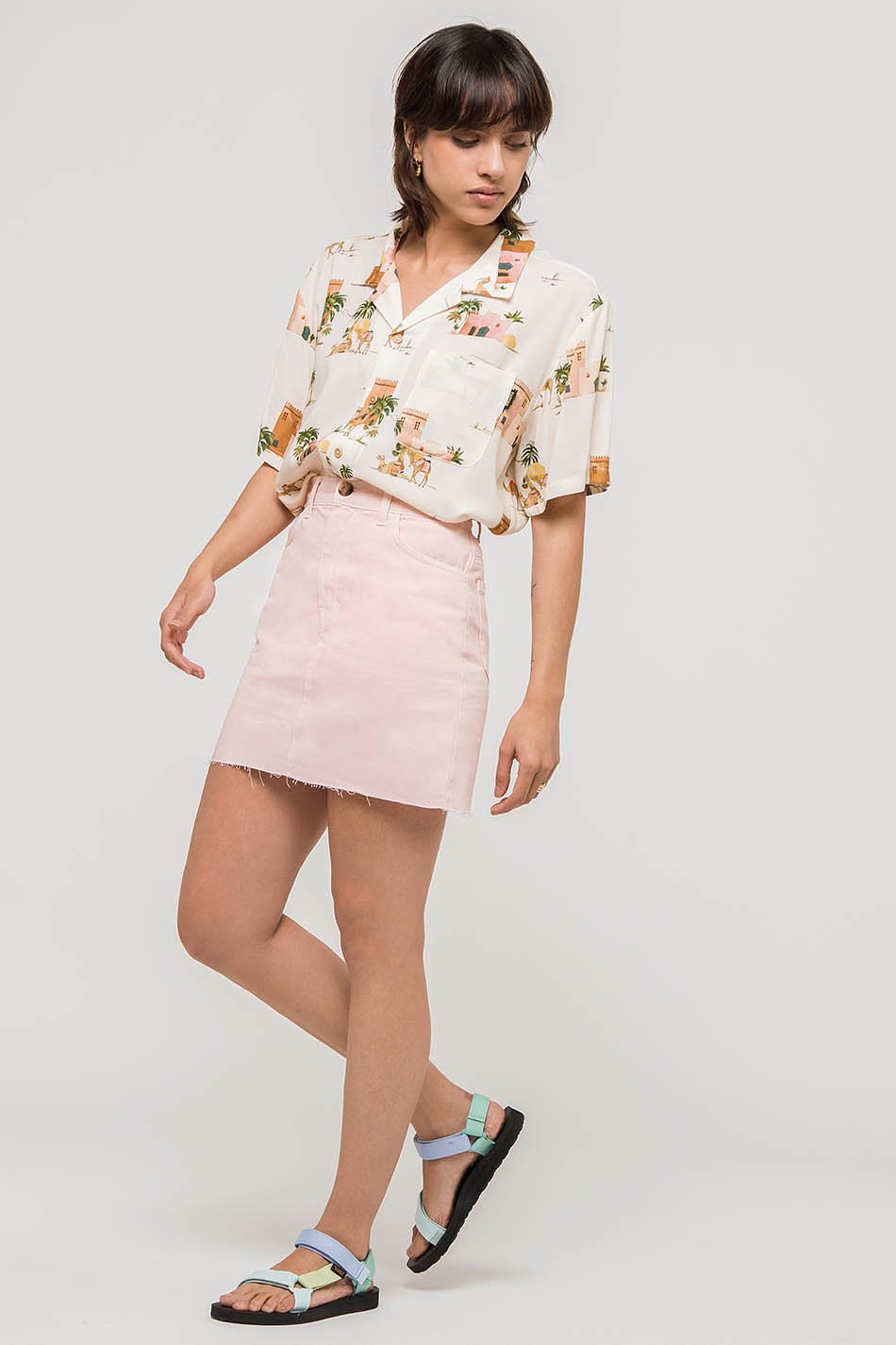 Kaotiko Pink Minirock