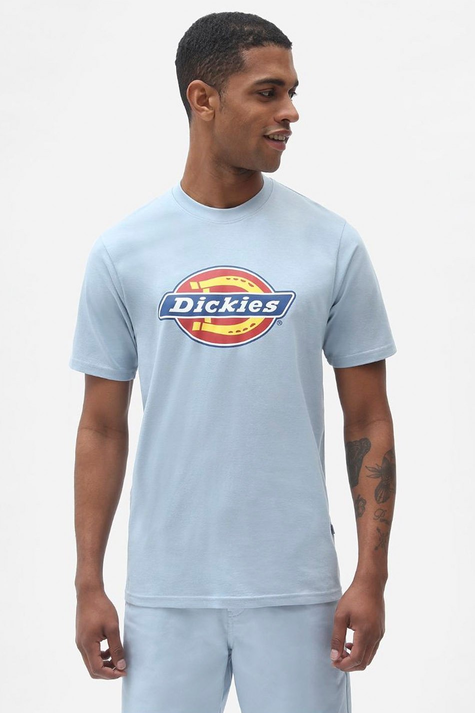 Dickies Hemd Logo-Symbol Blau Nebel