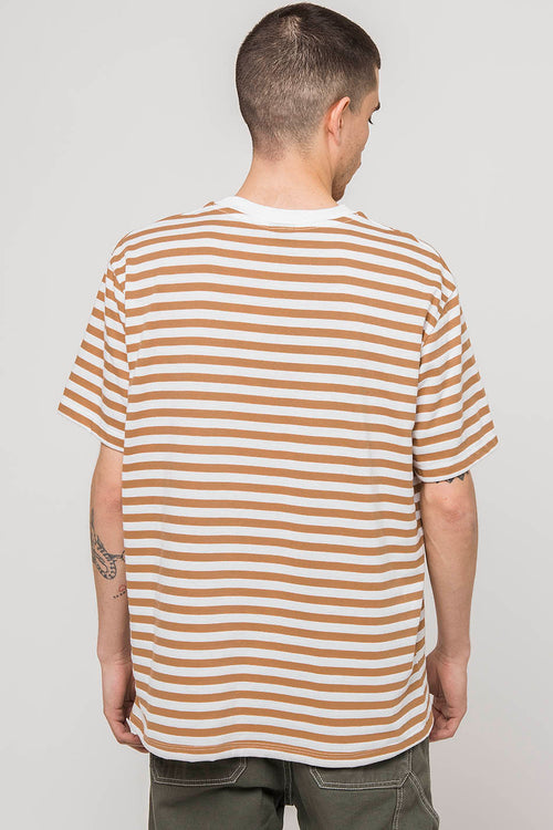 Camiseta Heart Stripes Avellana