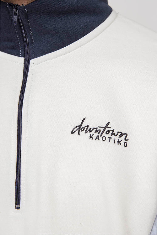 Navy/ Baby Blue/ Maroon Colin Sweatshirt