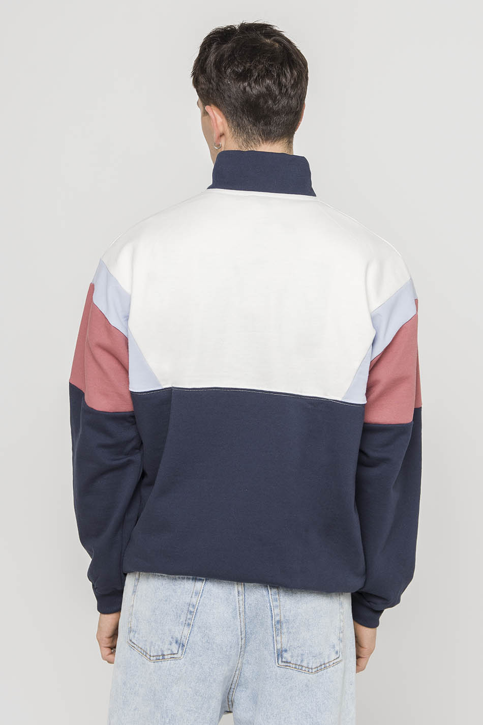 Navy/ Baby Blue/ Maroon Colin Sweatshirt