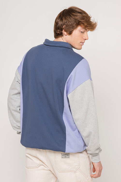 Sweat-shirt Crew Oakland Prusia / Raisin