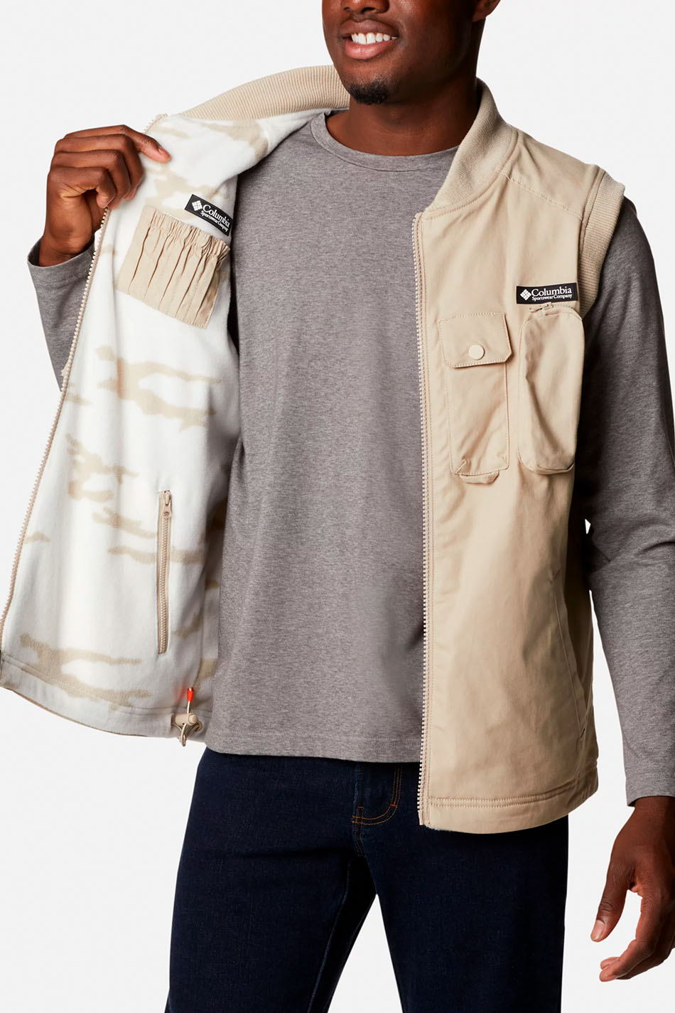 Veste sans manche Columbia Réversible