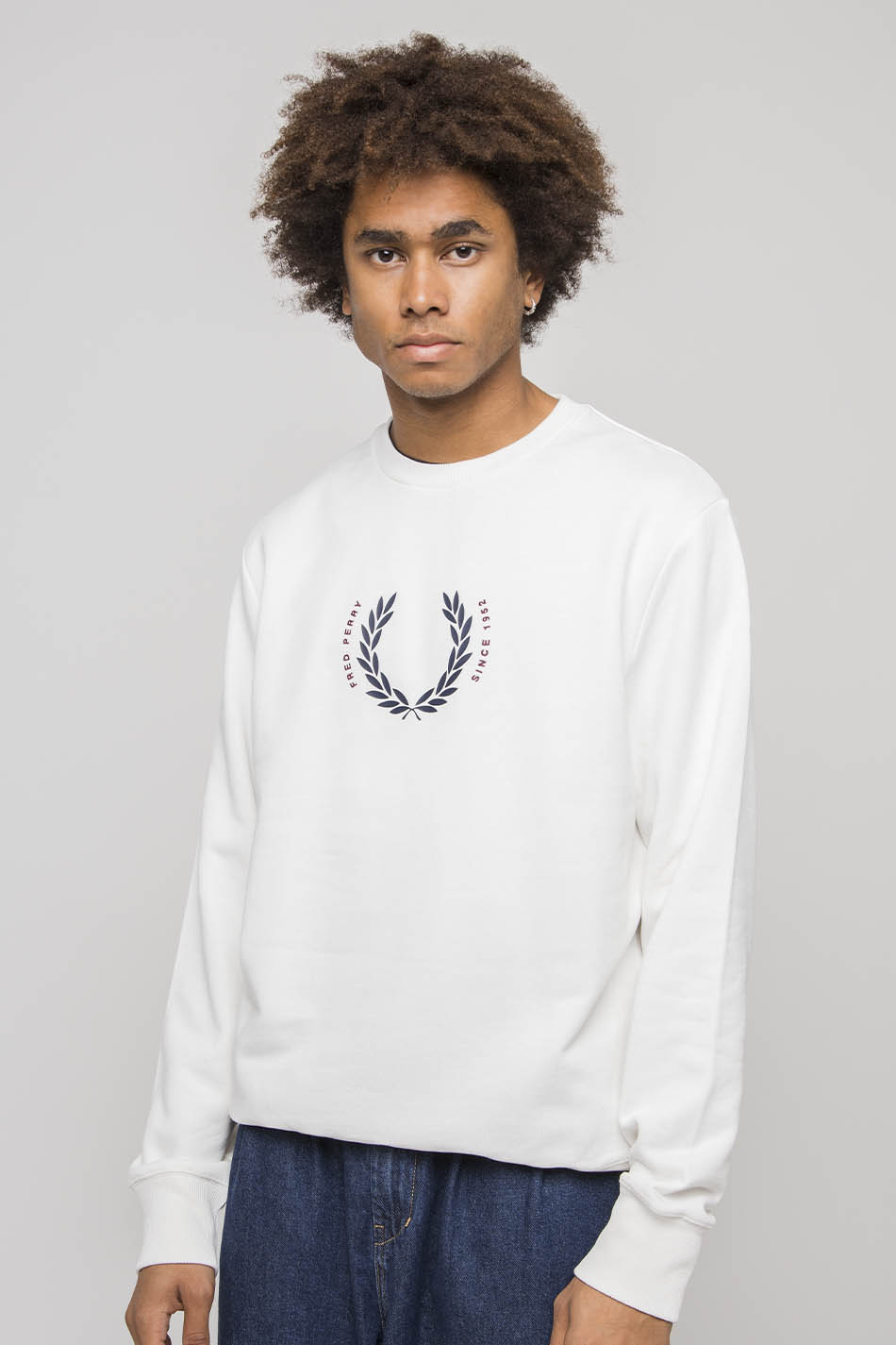 Sudadera Fred Perry White
