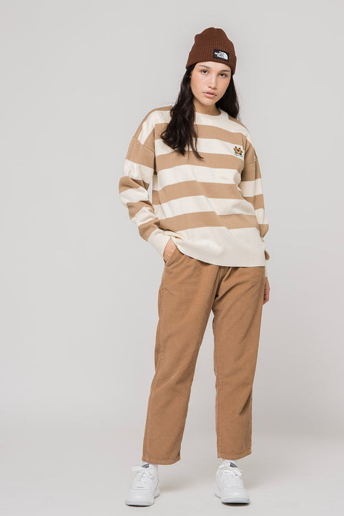 Anibal Stripes Pullover Beige
