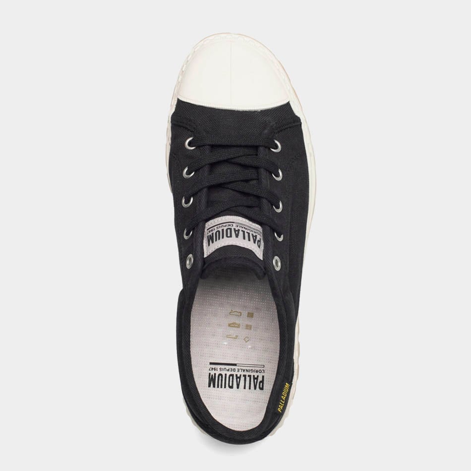 Baskets Palladium Pallashock Noir / Marshmallow