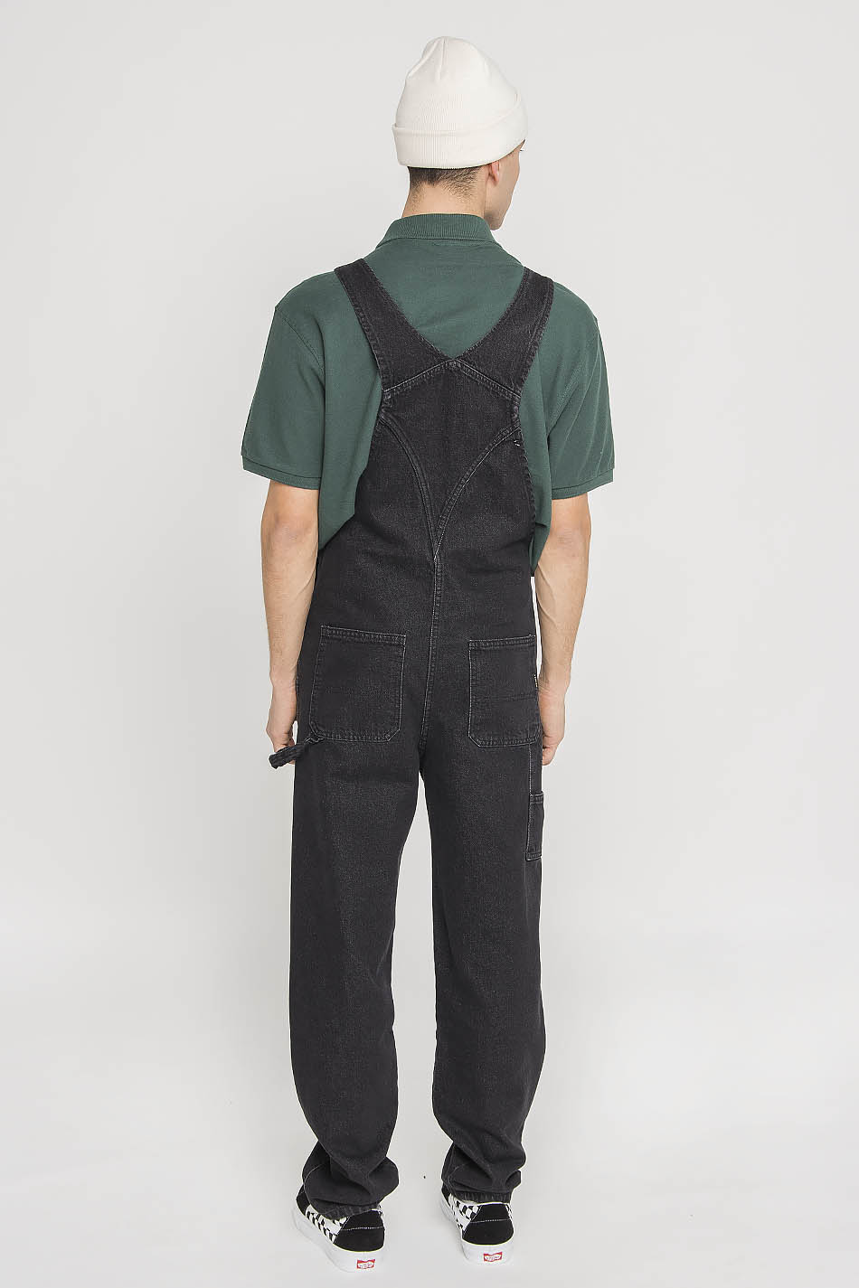 Salopette washed Black Denim