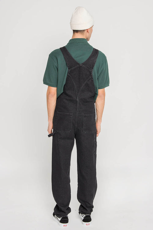 Salopette washed Black Denim
