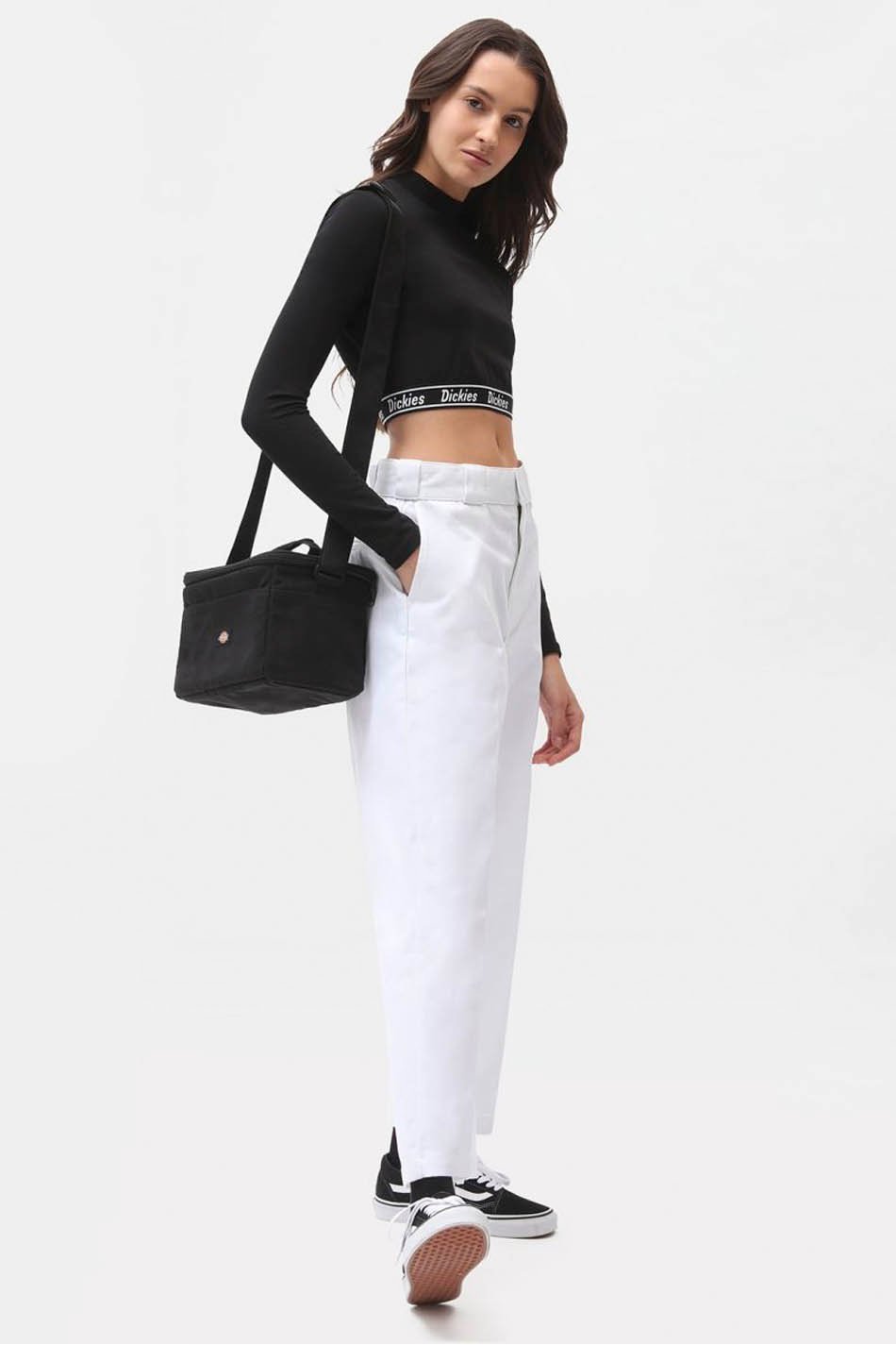 Dickies Petersburg Crop-T-Shirt Schwarz