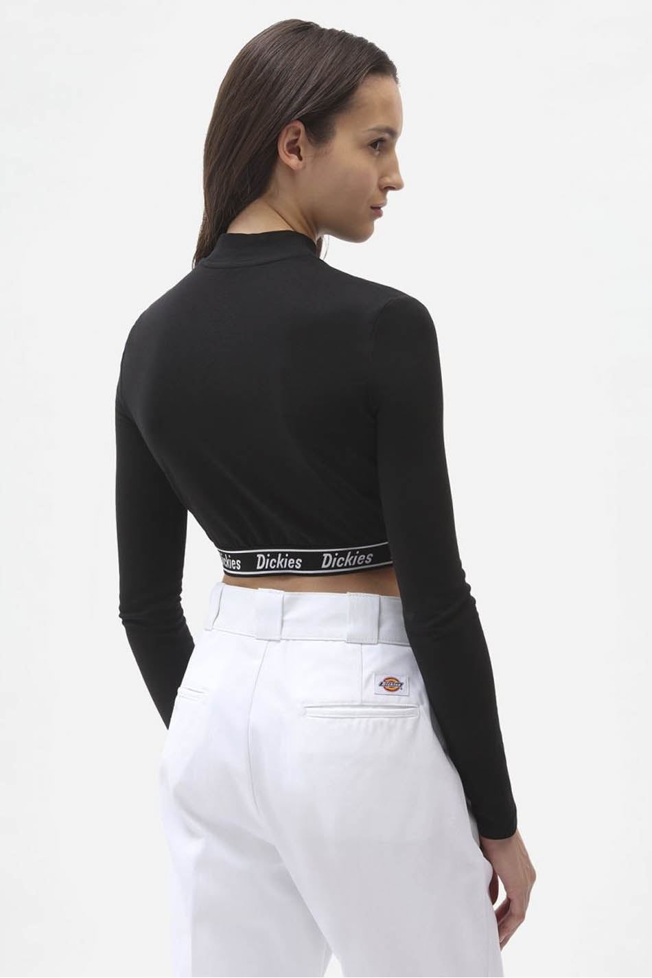 Dickies Petersburg Crop-T-Shirt Schwarz