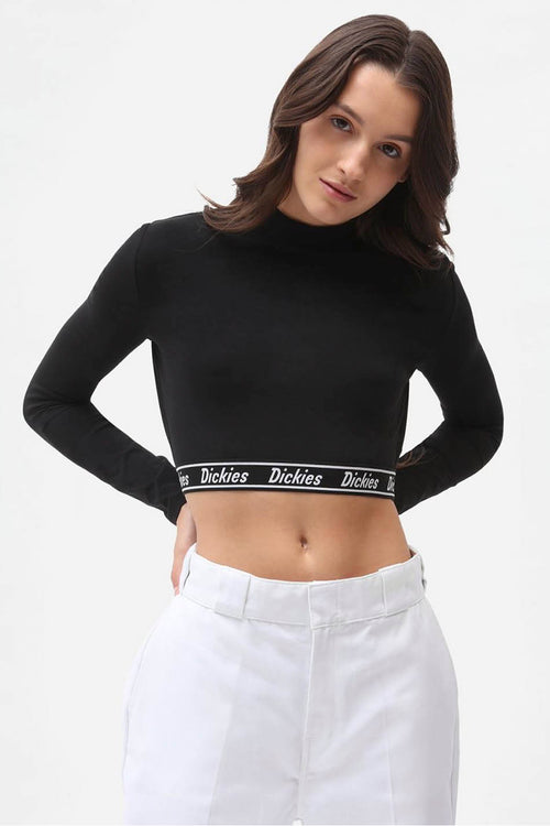 Dickies Petersburg Crop-T-Shirt Schwarz