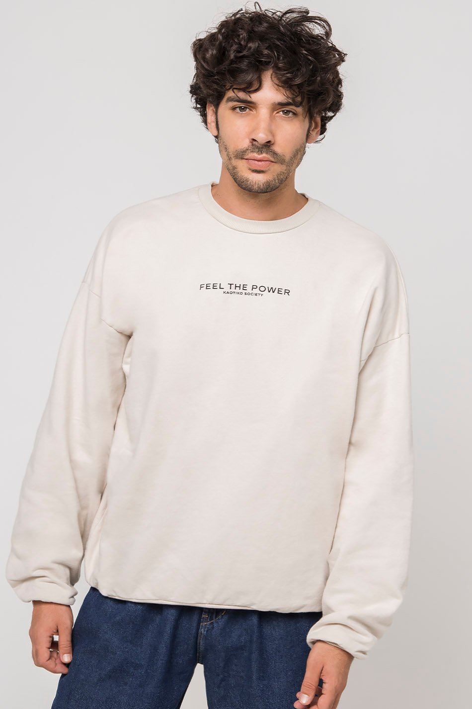 Feel the Power Pullover Creme