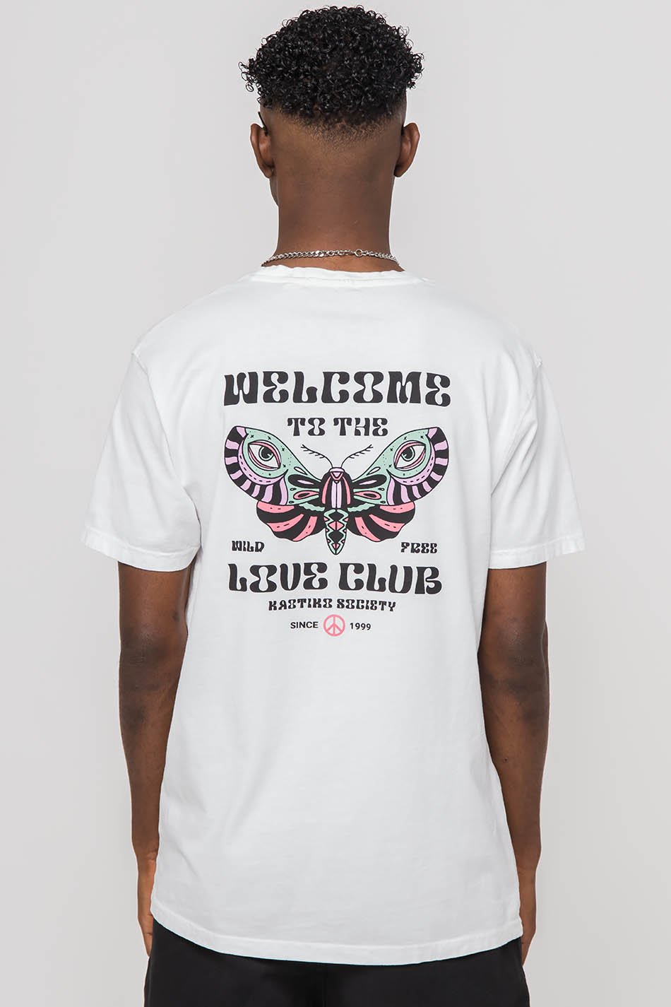 T-shirt Love Club délavé