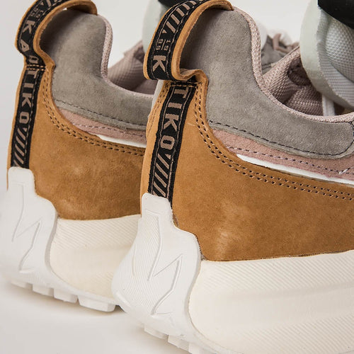 Retro Running Woman Tan