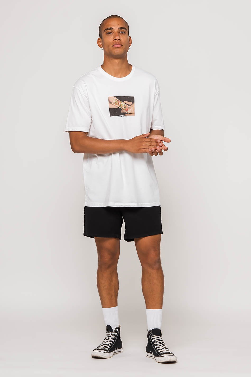 Washed T-Shirt Smoke Flowers