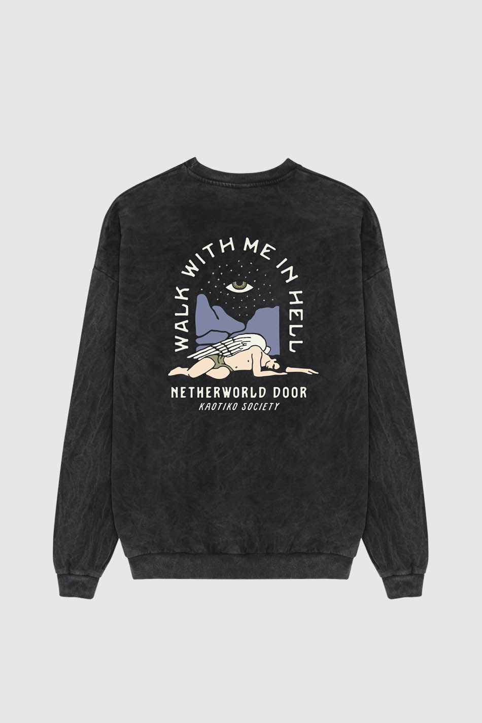 Washed Netherworld Door Sweatshirt