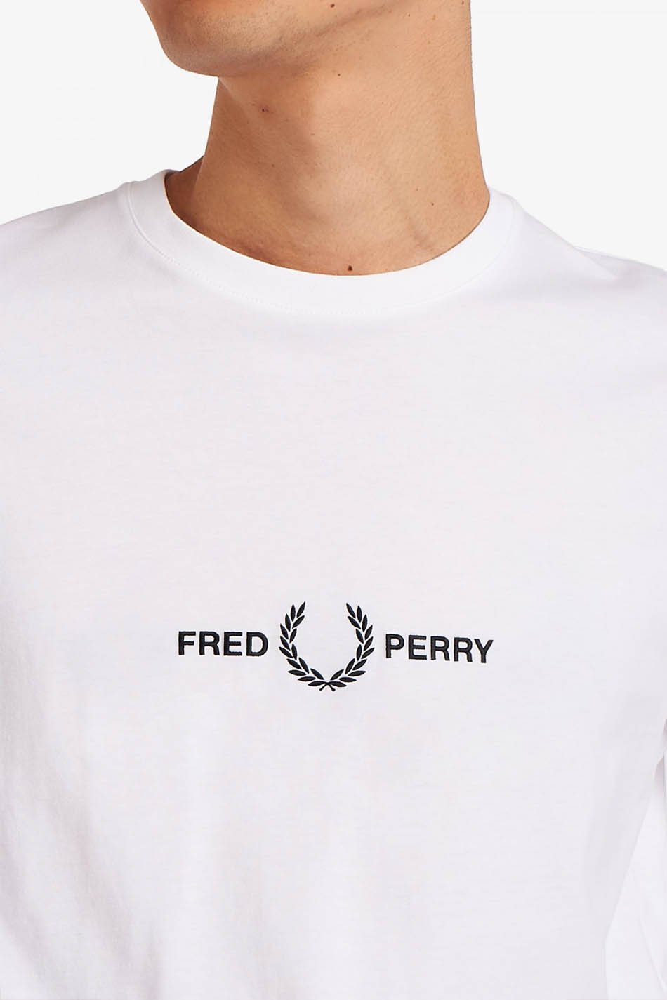 Camiseta Fred Perry Bordada