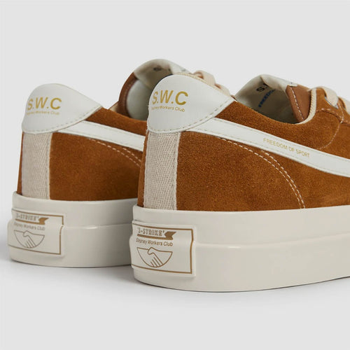 Tan-White S.W.C Dellows S-Strike Trainers