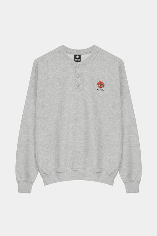 Sun Eye Buttons Sweatshirt