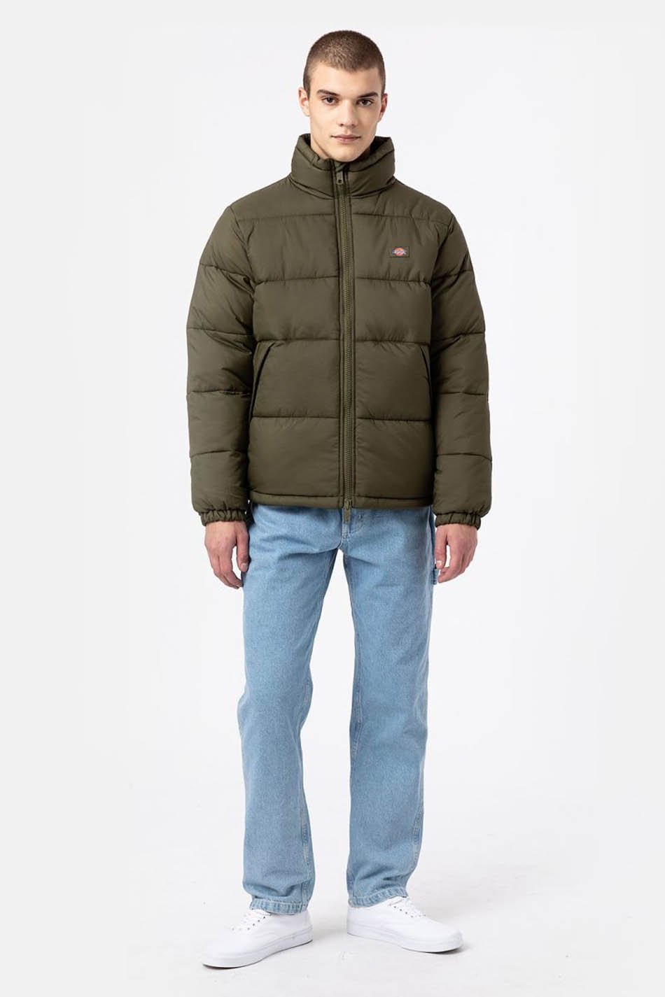 Green Dickies Waldenburg Puffer Jacket