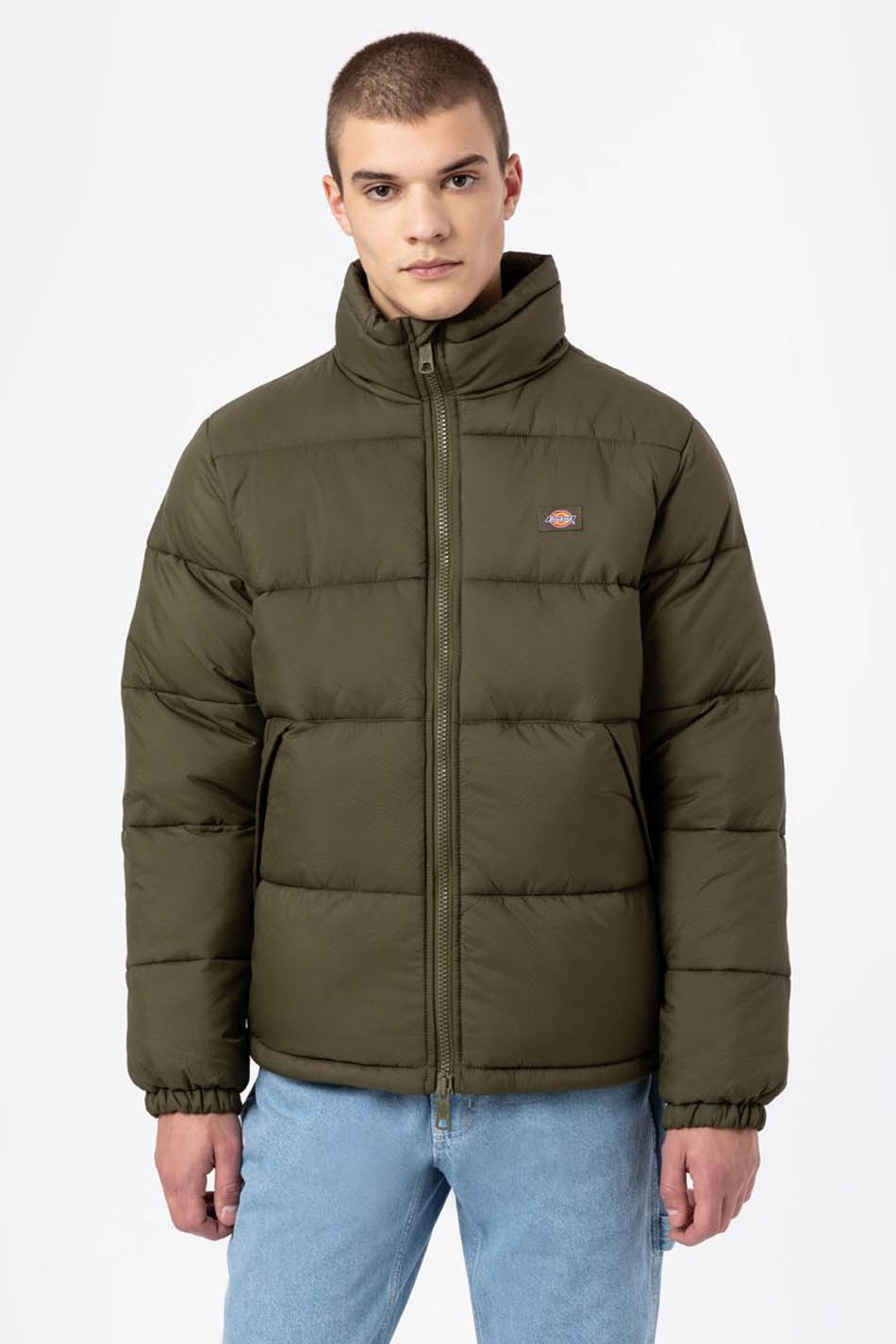 Green Dickies Waldenburg Puffer Jacket