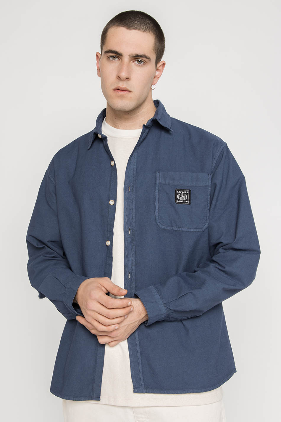 Blue Roger Washed Shirt