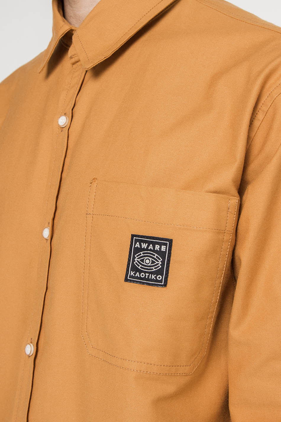 Washed Roger Mustard Hemd