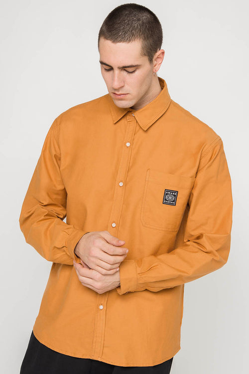 Camisa Washed Roger Mustard