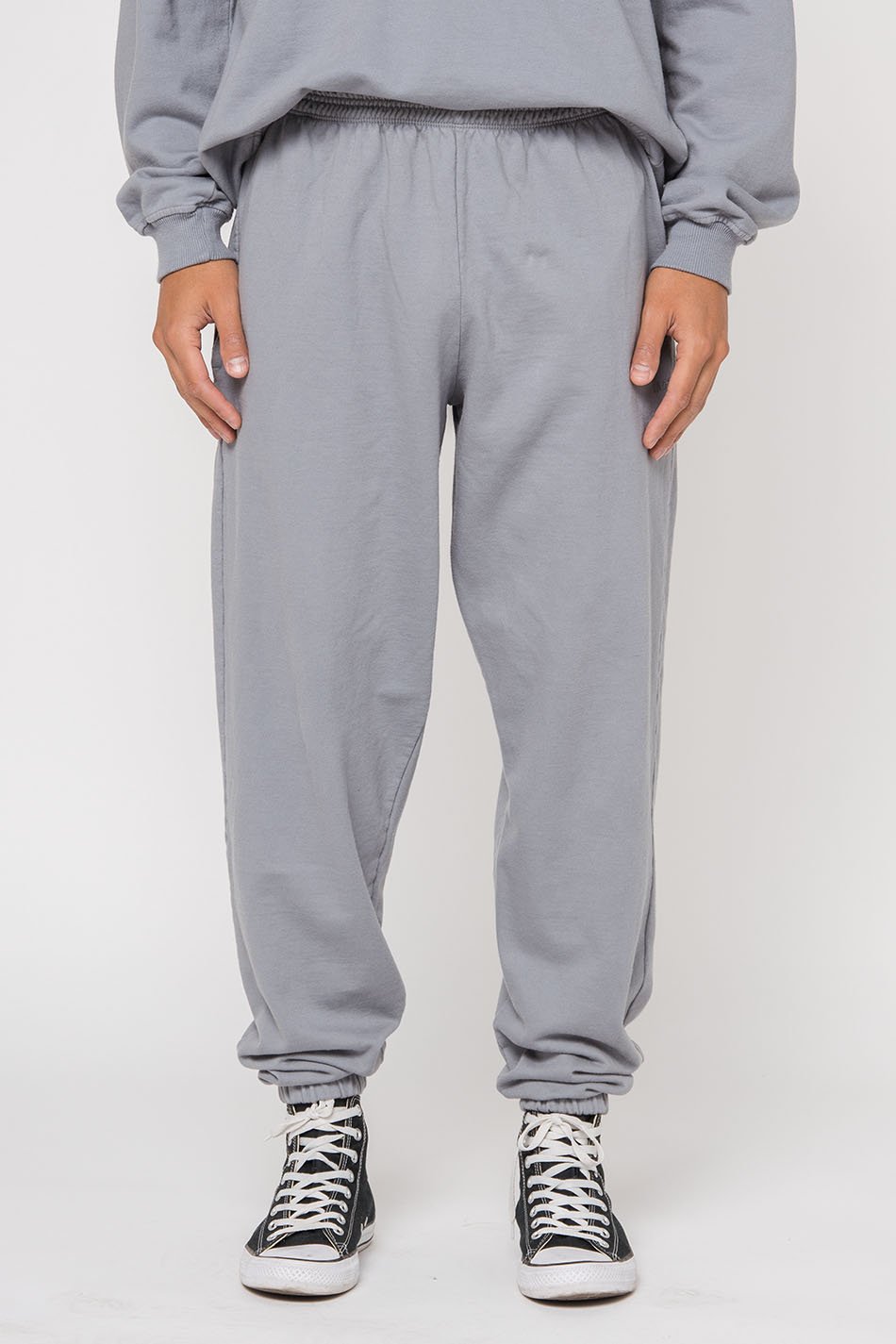 Washed Detroit Jogger-Hose Blau