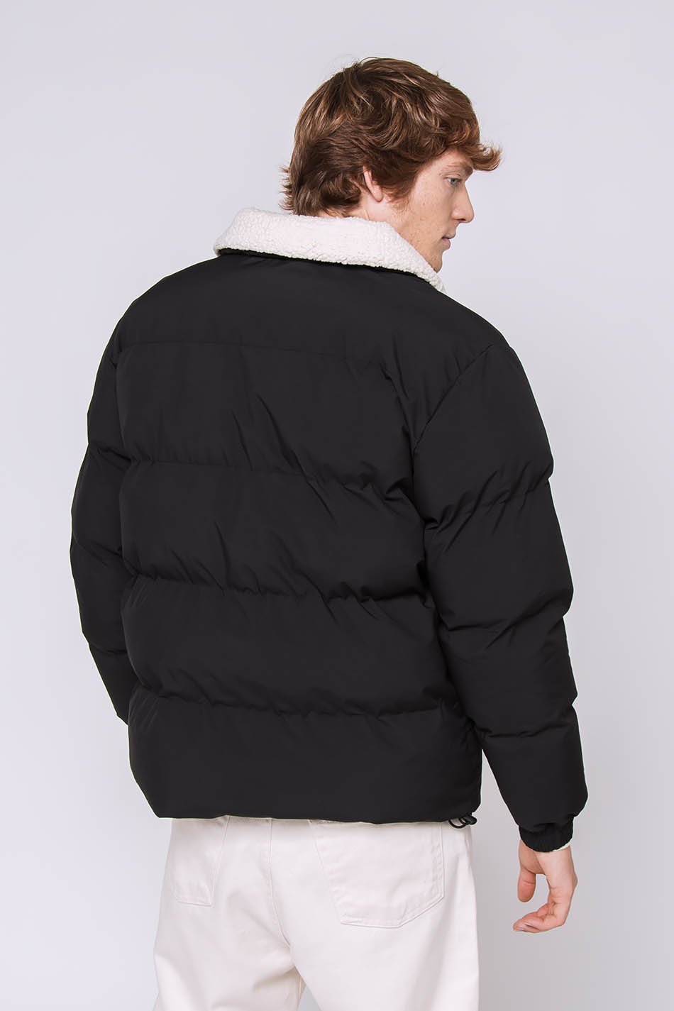 Blouson Puffer Heart Noir