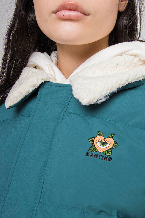 Blouson Puffer Heart Jade