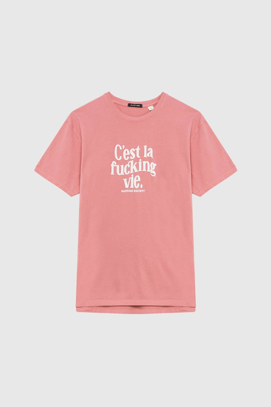 Pink Washed C'est La Vie T-Shirts