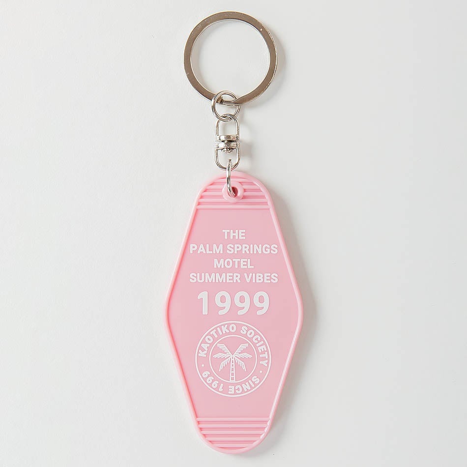 Pink Motel Keyring