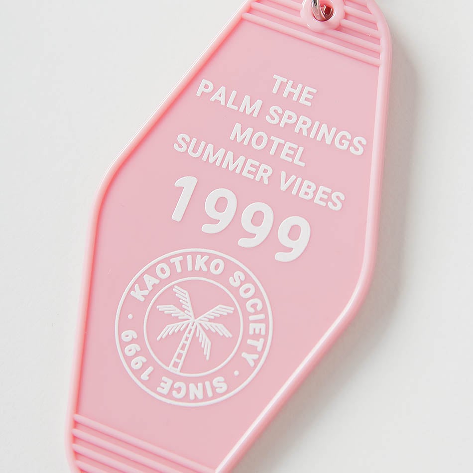 Pink Motel Keyring