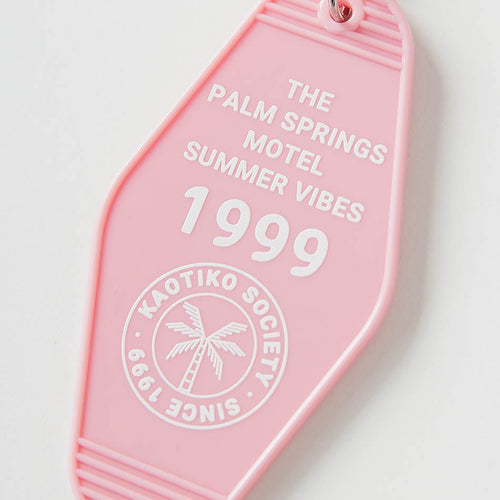 Pink Motel Keyring