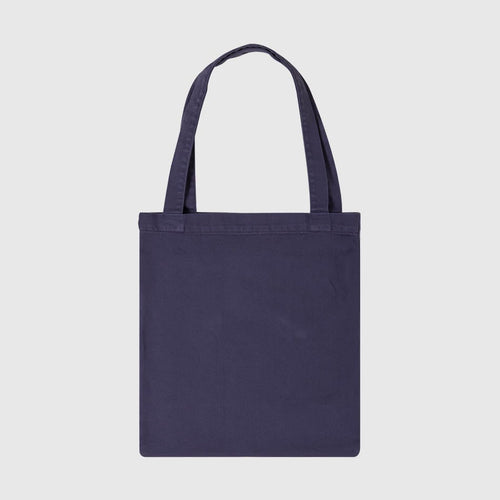 Purple Washed Denim Tote Bag