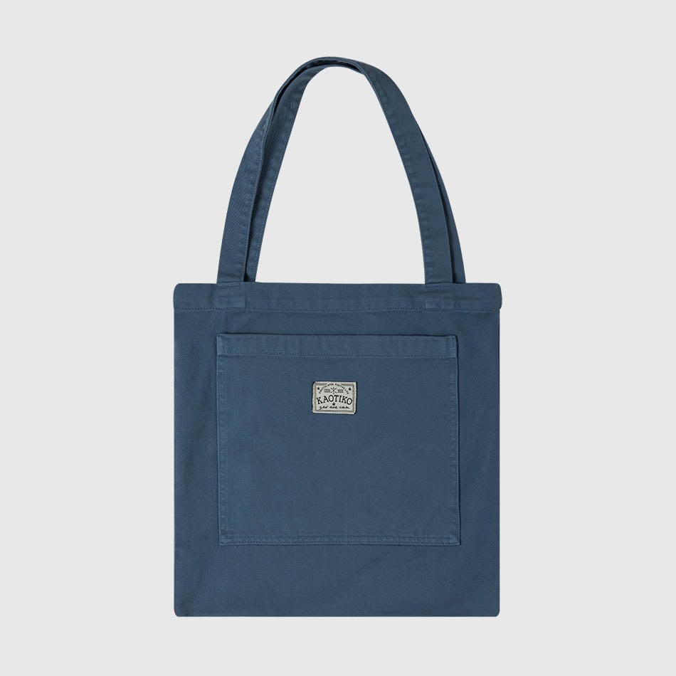 Tote Bag Washed Demin Bleu