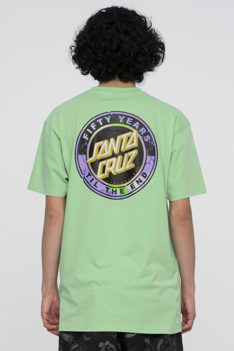 Tee-shirt Santa Cruz 50TH TTE Dot Apple Mint