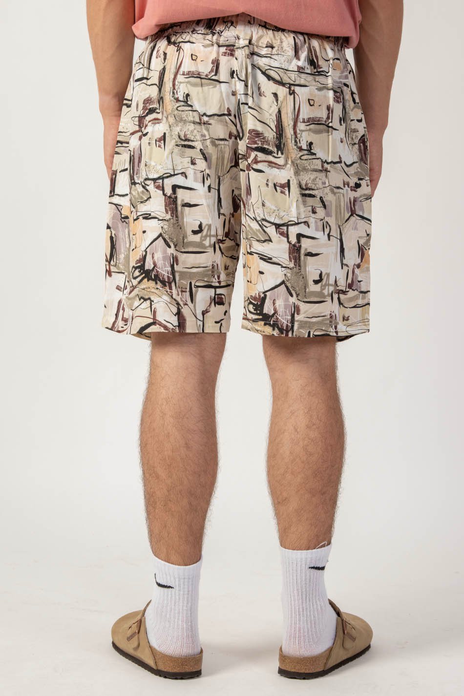 Beige Dakari Shorts