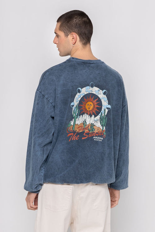 Sweat Washed Sunset Navy