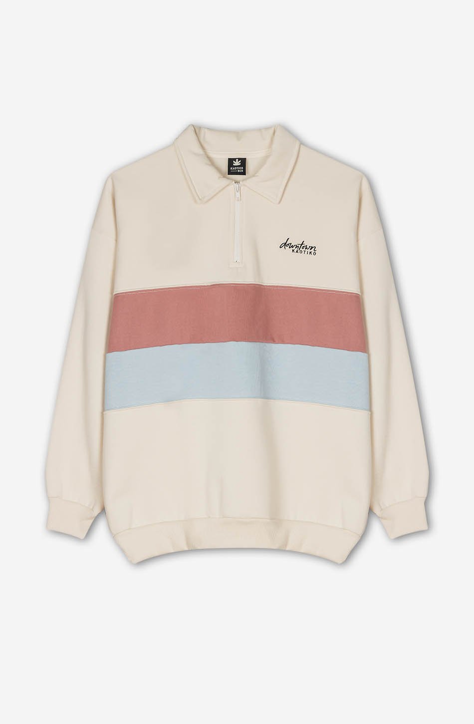Sweatshirt Neo Bone/ Baby Blue/ Soft Burgundy