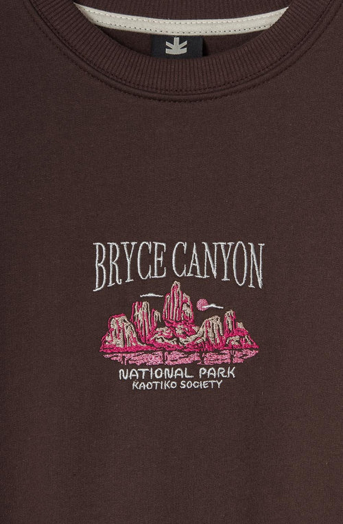 Sweat-shirt Bryce Canyon Brown
