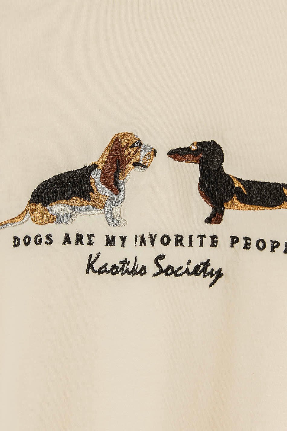 T-shirt Washed Puppies Ivoiry