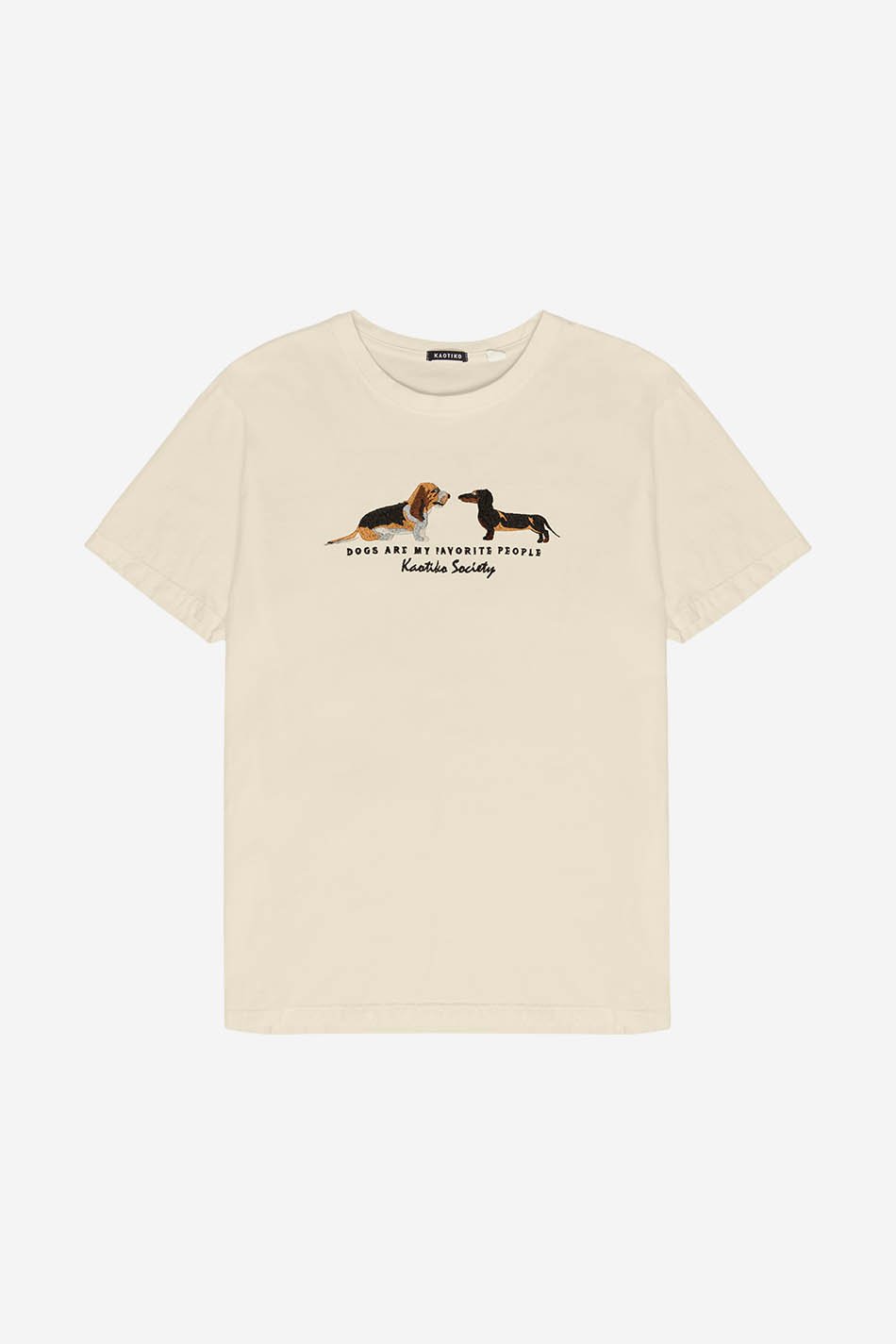 T-shirt Washed Puppies Ivoiry