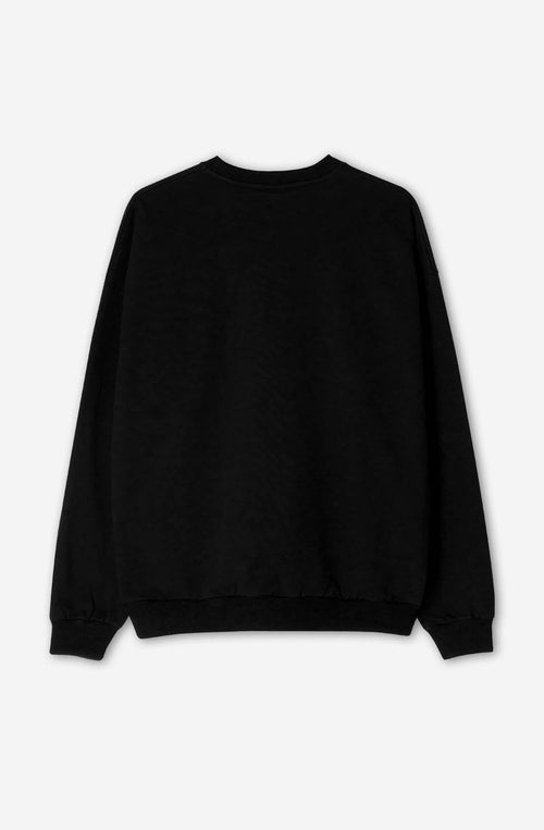 Sweat-shirt Abstract Face Black