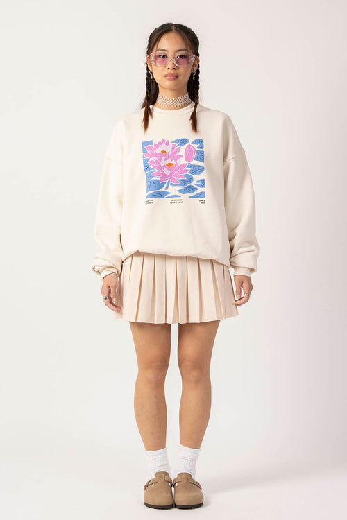 Water Lily Organic Cotton Sweatshirt