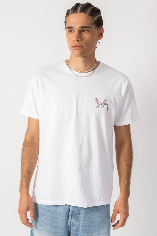 Washed Beach Bar White T-Shirt