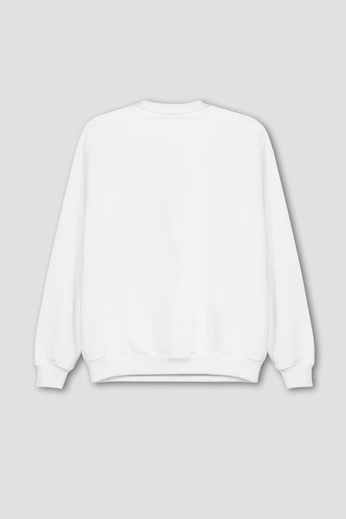 White Mouth Sweatshirt