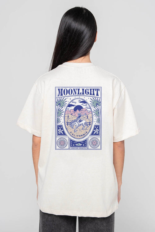 Tee-shirt Washed Moonlight Ivory