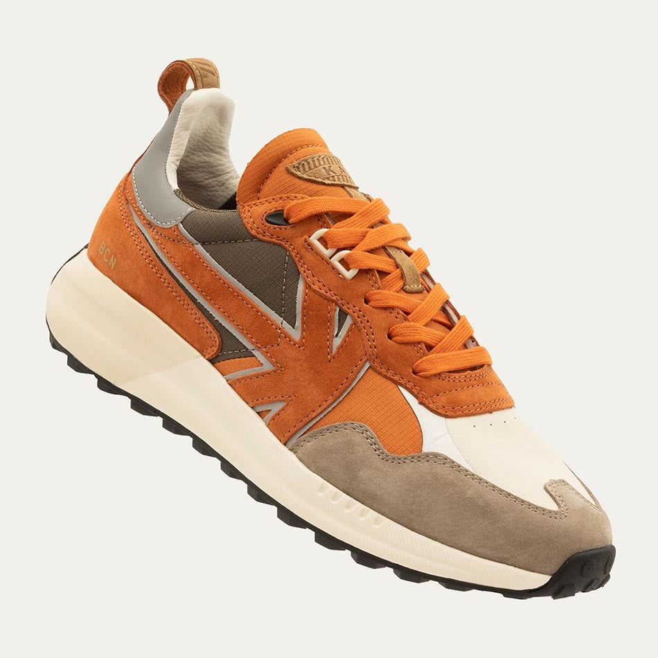 Kaotiko Vancouver Multi Rust Orange Trainers